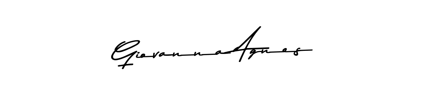 This is the best signature style for the Giovanna Agnes name. Also you like these signature font (Asem Kandis PERSONAL USE). Mix name signature. Giovanna Agnes signature style 9 images and pictures png