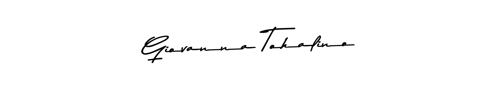 How to make Giovanna Tohalino signature? Asem Kandis PERSONAL USE is a professional autograph style. Create handwritten signature for Giovanna Tohalino name. Giovanna Tohalino signature style 9 images and pictures png