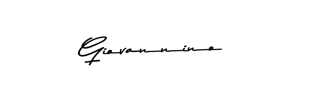 How to make Giovannino signature? Asem Kandis PERSONAL USE is a professional autograph style. Create handwritten signature for Giovannino name. Giovannino signature style 9 images and pictures png