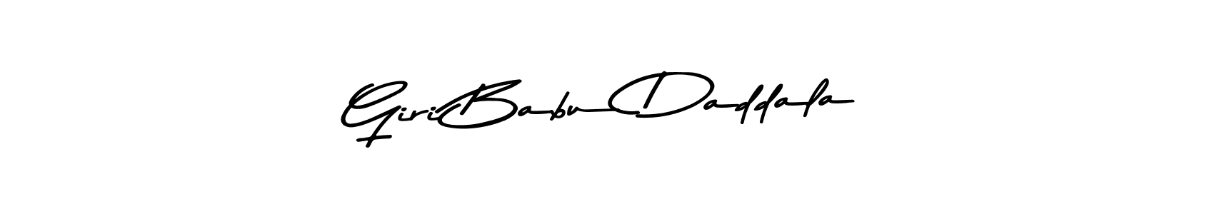 Use a signature maker to create a handwritten signature online. With this signature software, you can design (Asem Kandis PERSONAL USE) your own signature for name Giri Babu Daddala. Giri Babu Daddala signature style 9 images and pictures png