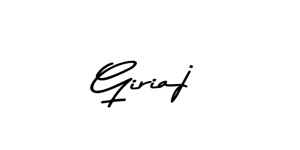 Giriaj stylish signature style. Best Handwritten Sign (Asem Kandis PERSONAL USE) for my name. Handwritten Signature Collection Ideas for my name Giriaj. Giriaj signature style 9 images and pictures png