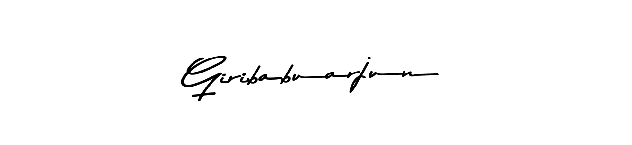 You should practise on your own different ways (Asem Kandis PERSONAL USE) to write your name (Giribabuarjun) in signature. don't let someone else do it for you. Giribabuarjun signature style 9 images and pictures png