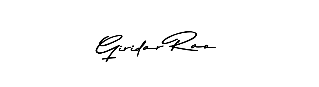 You should practise on your own different ways (Asem Kandis PERSONAL USE) to write your name (Giridar Rao) in signature. don't let someone else do it for you. Giridar Rao signature style 9 images and pictures png