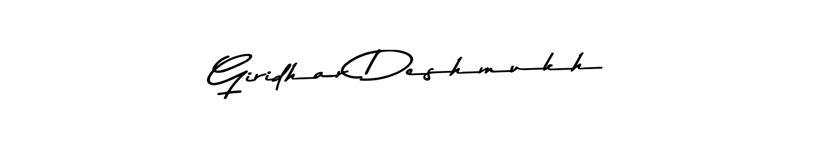 Giridhar Deshmukh stylish signature style. Best Handwritten Sign (Asem Kandis PERSONAL USE) for my name. Handwritten Signature Collection Ideas for my name Giridhar Deshmukh. Giridhar Deshmukh signature style 9 images and pictures png