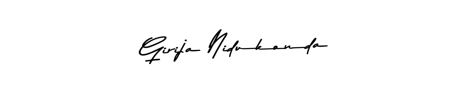 Use a signature maker to create a handwritten signature online. With this signature software, you can design (Asem Kandis PERSONAL USE) your own signature for name Girija Nidukonda. Girija Nidukonda signature style 9 images and pictures png