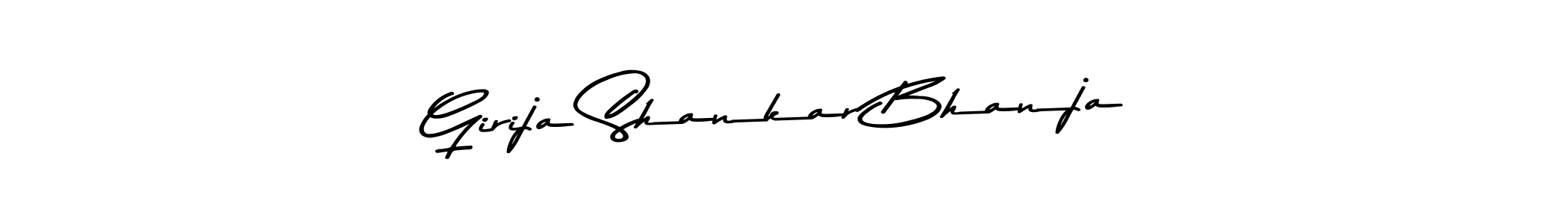 Design your own signature with our free online signature maker. With this signature software, you can create a handwritten (Asem Kandis PERSONAL USE) signature for name Girija Shankar Bhanja. Girija Shankar Bhanja signature style 9 images and pictures png