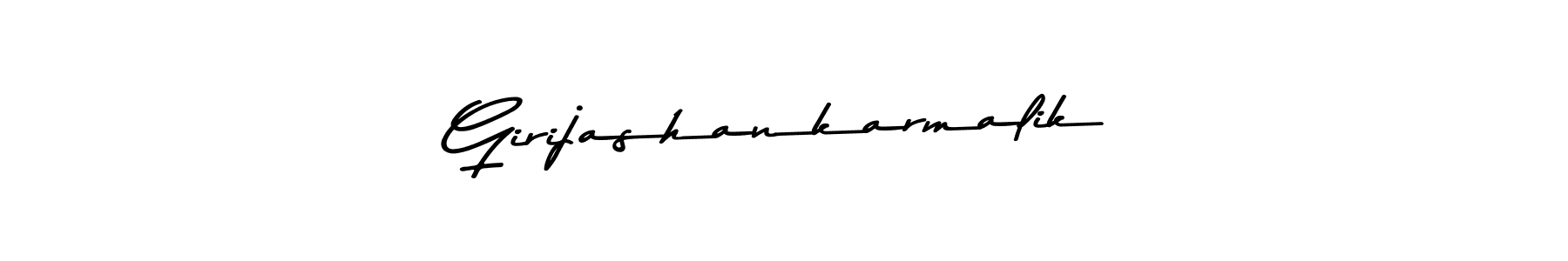 Girijashankarmalik stylish signature style. Best Handwritten Sign (Asem Kandis PERSONAL USE) for my name. Handwritten Signature Collection Ideas for my name Girijashankarmalik. Girijashankarmalik signature style 9 images and pictures png