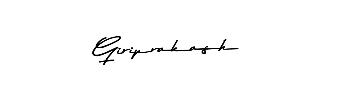 Design your own signature with our free online signature maker. With this signature software, you can create a handwritten (Asem Kandis PERSONAL USE) signature for name Giriprakash. Giriprakash signature style 9 images and pictures png