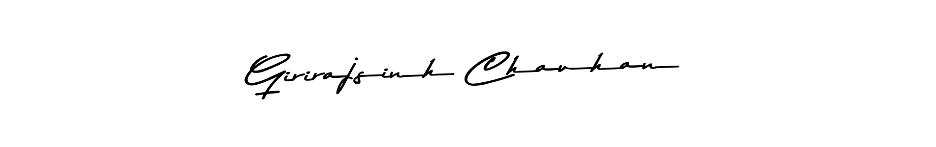 Create a beautiful signature design for name Girirajsinh Chauhan. With this signature (Asem Kandis PERSONAL USE) fonts, you can make a handwritten signature for free. Girirajsinh Chauhan signature style 9 images and pictures png
