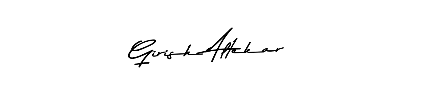 This is the best signature style for the Girish Altekar name. Also you like these signature font (Asem Kandis PERSONAL USE). Mix name signature. Girish Altekar signature style 9 images and pictures png