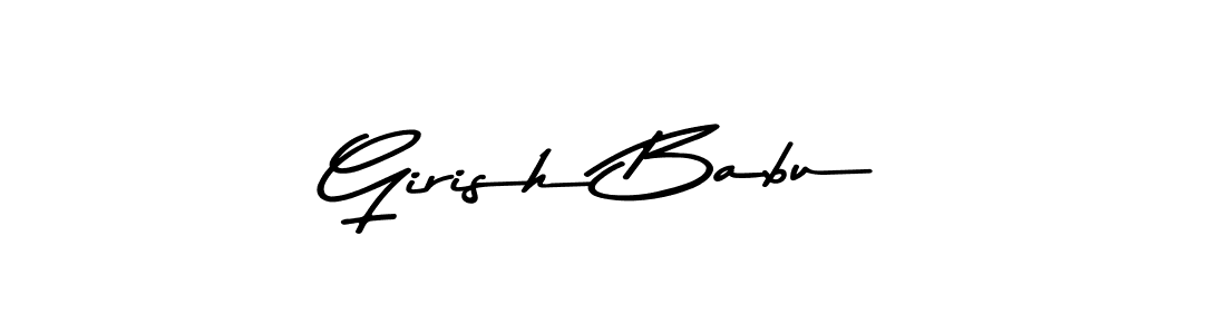 How to make Girish Babu signature? Asem Kandis PERSONAL USE is a professional autograph style. Create handwritten signature for Girish Babu name. Girish Babu signature style 9 images and pictures png