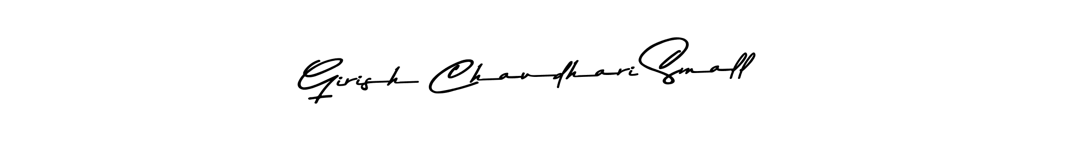 Asem Kandis PERSONAL USE is a professional signature style that is perfect for those who want to add a touch of class to their signature. It is also a great choice for those who want to make their signature more unique. Get Girish Chaudhari Small name to fancy signature for free. Girish Chaudhari Small signature style 9 images and pictures png