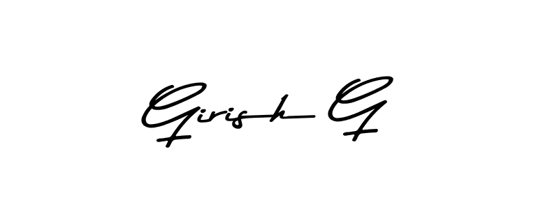 Make a beautiful signature design for name Girish G. Use this online signature maker to create a handwritten signature for free. Girish G signature style 9 images and pictures png