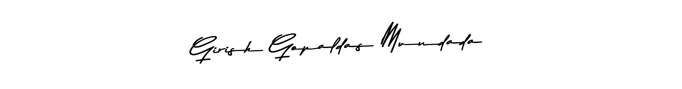 Girish Gopaldas Mundada stylish signature style. Best Handwritten Sign (Asem Kandis PERSONAL USE) for my name. Handwritten Signature Collection Ideas for my name Girish Gopaldas Mundada. Girish Gopaldas Mundada signature style 9 images and pictures png