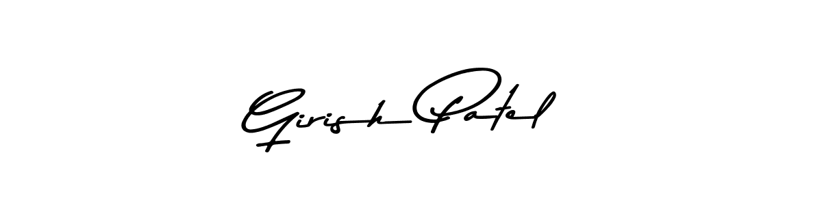 Similarly Asem Kandis PERSONAL USE is the best handwritten signature design. Signature creator online .You can use it as an online autograph creator for name Girish Patel. Girish Patel signature style 9 images and pictures png