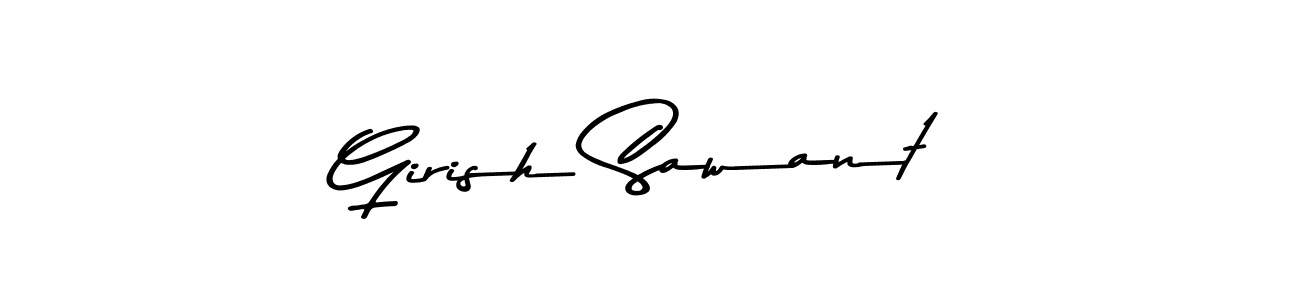 Similarly Asem Kandis PERSONAL USE is the best handwritten signature design. Signature creator online .You can use it as an online autograph creator for name Girish Sawant. Girish Sawant signature style 9 images and pictures png