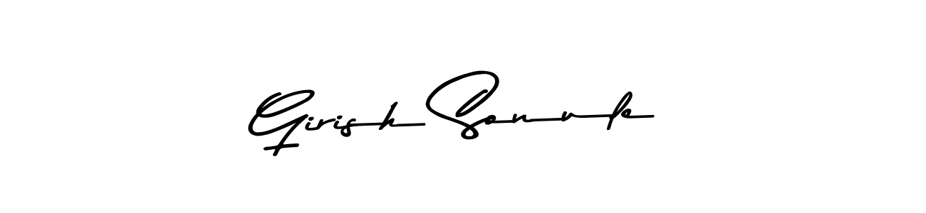 You should practise on your own different ways (Asem Kandis PERSONAL USE) to write your name (Girish Sonule) in signature. don't let someone else do it for you. Girish Sonule signature style 9 images and pictures png