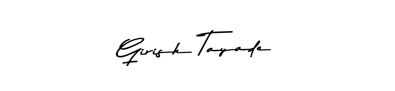 How to make Girish Tayade signature? Asem Kandis PERSONAL USE is a professional autograph style. Create handwritten signature for Girish Tayade name. Girish Tayade signature style 9 images and pictures png