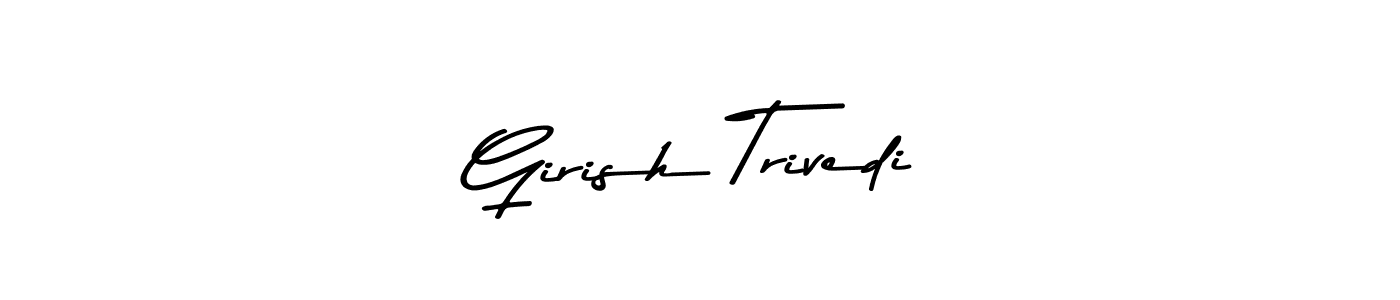 if you are searching for the best signature style for your name Girish Trivedi. so please give up your signature search. here we have designed multiple signature styles  using Asem Kandis PERSONAL USE. Girish Trivedi signature style 9 images and pictures png