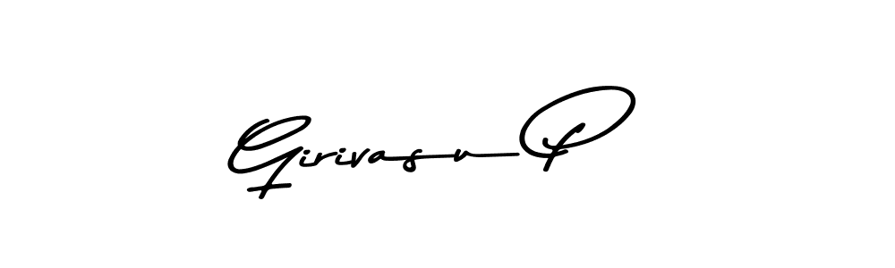 Make a beautiful signature design for name Girivasu P. Use this online signature maker to create a handwritten signature for free. Girivasu P signature style 9 images and pictures png