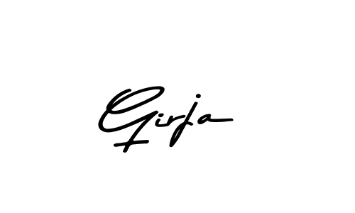 How to make Girja name signature. Use Asem Kandis PERSONAL USE style for creating short signs online. This is the latest handwritten sign. Girja signature style 9 images and pictures png