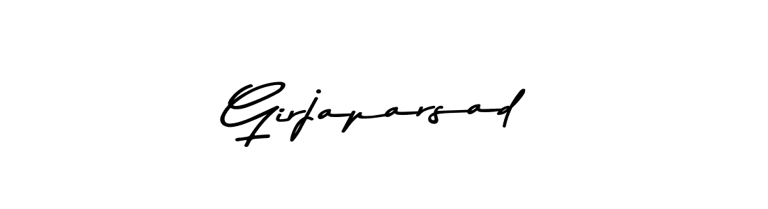Design your own signature with our free online signature maker. With this signature software, you can create a handwritten (Asem Kandis PERSONAL USE) signature for name Girjaparsad. Girjaparsad signature style 9 images and pictures png