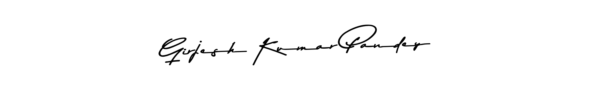 This is the best signature style for the Girjesh Kumar Pandey name. Also you like these signature font (Asem Kandis PERSONAL USE). Mix name signature. Girjesh Kumar Pandey signature style 9 images and pictures png