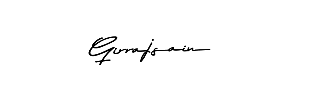 You should practise on your own different ways (Asem Kandis PERSONAL USE) to write your name (Girrajsain) in signature. don't let someone else do it for you. Girrajsain signature style 9 images and pictures png