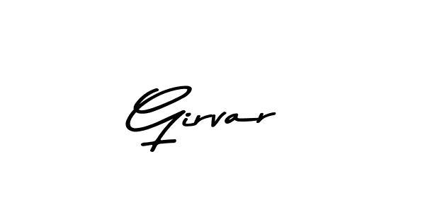 The best way (Asem Kandis PERSONAL USE) to make a short signature is to pick only two or three words in your name. The name Girvar include a total of six letters. For converting this name. Girvar signature style 9 images and pictures png