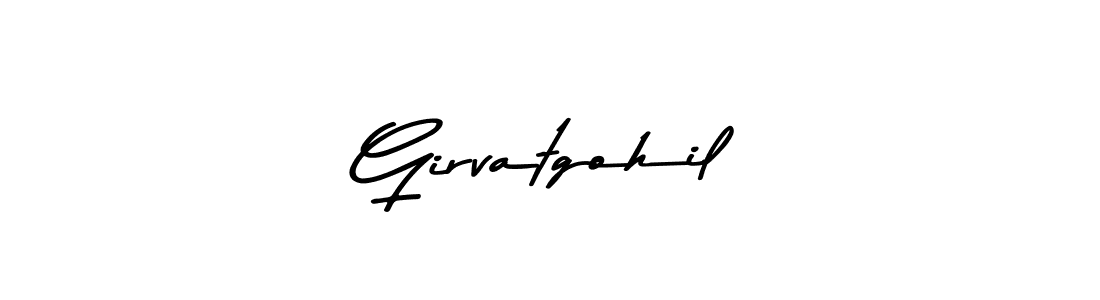 This is the best signature style for the Girvatgohil name. Also you like these signature font (Asem Kandis PERSONAL USE). Mix name signature. Girvatgohil signature style 9 images and pictures png