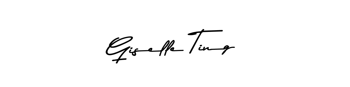 Make a beautiful signature design for name Giselle Ting. With this signature (Asem Kandis PERSONAL USE) style, you can create a handwritten signature for free. Giselle Ting signature style 9 images and pictures png