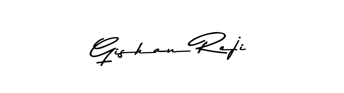 Also we have Gishan Reji name is the best signature style. Create professional handwritten signature collection using Asem Kandis PERSONAL USE autograph style. Gishan Reji signature style 9 images and pictures png