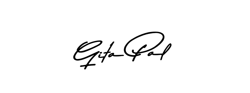 if you are searching for the best signature style for your name Gita Pal. so please give up your signature search. here we have designed multiple signature styles  using Asem Kandis PERSONAL USE. Gita Pal signature style 9 images and pictures png