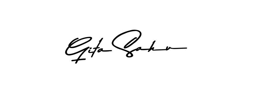 Use a signature maker to create a handwritten signature online. With this signature software, you can design (Asem Kandis PERSONAL USE) your own signature for name Gita Sahu. Gita Sahu signature style 9 images and pictures png