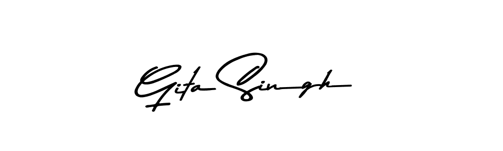 Asem Kandis PERSONAL USE is a professional signature style that is perfect for those who want to add a touch of class to their signature. It is also a great choice for those who want to make their signature more unique. Get Gita Singh name to fancy signature for free. Gita Singh signature style 9 images and pictures png