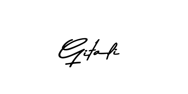 Make a beautiful signature design for name Gitali. Use this online signature maker to create a handwritten signature for free. Gitali signature style 9 images and pictures png