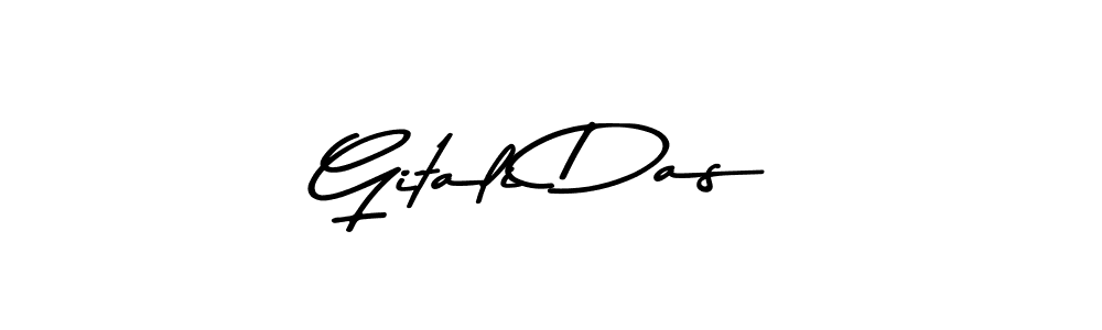 Create a beautiful signature design for name Gitali Das. With this signature (Asem Kandis PERSONAL USE) fonts, you can make a handwritten signature for free. Gitali Das signature style 9 images and pictures png