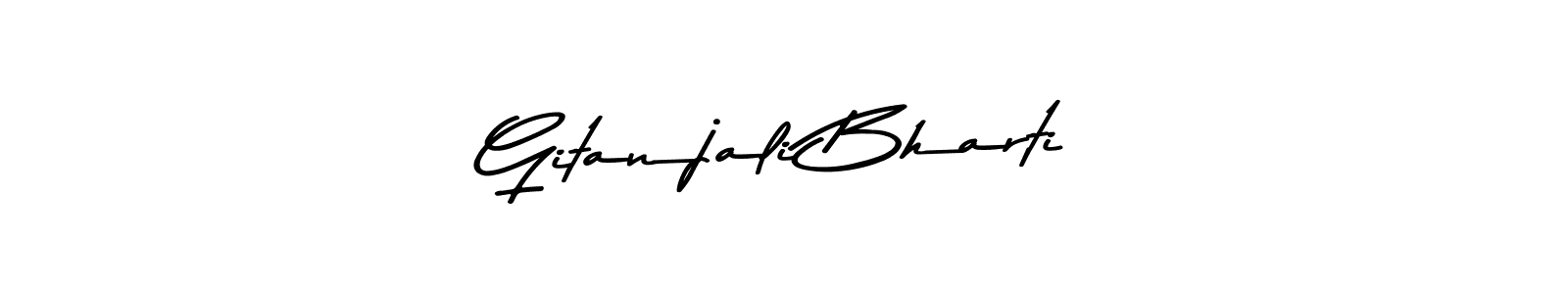 Similarly Asem Kandis PERSONAL USE is the best handwritten signature design. Signature creator online .You can use it as an online autograph creator for name Gitanjali Bharti. Gitanjali Bharti signature style 9 images and pictures png