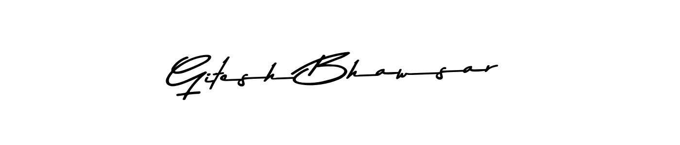 It looks lik you need a new signature style for name Gitesh Bhawsar. Design unique handwritten (Asem Kandis PERSONAL USE) signature with our free signature maker in just a few clicks. Gitesh Bhawsar signature style 9 images and pictures png