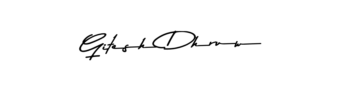 Once you've used our free online signature maker to create your best signature Asem Kandis PERSONAL USE style, it's time to enjoy all of the benefits that Gitesh Dhruw name signing documents. Gitesh Dhruw signature style 9 images and pictures png