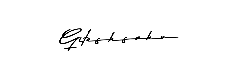 Once you've used our free online signature maker to create your best signature Asem Kandis PERSONAL USE style, it's time to enjoy all of the benefits that Giteshsahu name signing documents. Giteshsahu signature style 9 images and pictures png