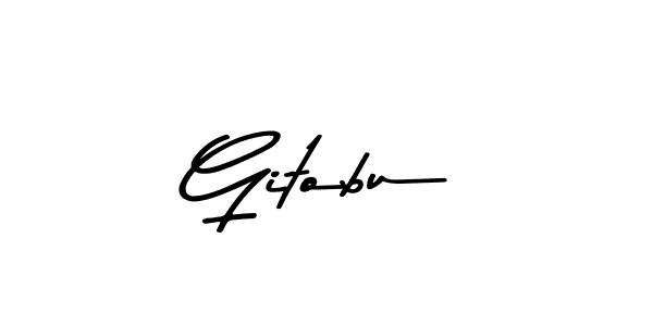 Once you've used our free online signature maker to create your best signature Asem Kandis PERSONAL USE style, it's time to enjoy all of the benefits that Gitobu name signing documents. Gitobu signature style 9 images and pictures png