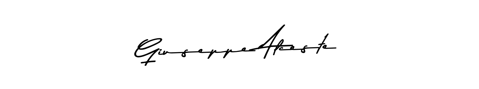 You should practise on your own different ways (Asem Kandis PERSONAL USE) to write your name (Giuseppe Alceste) in signature. don't let someone else do it for you. Giuseppe Alceste signature style 9 images and pictures png