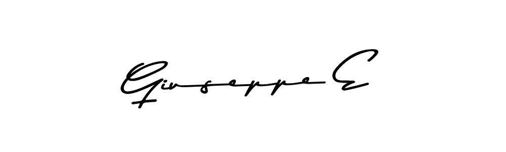 Use a signature maker to create a handwritten signature online. With this signature software, you can design (Asem Kandis PERSONAL USE) your own signature for name Giuseppe E. Giuseppe E signature style 9 images and pictures png