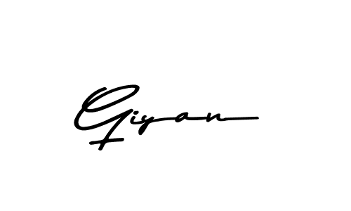 Also we have Giyan name is the best signature style. Create professional handwritten signature collection using Asem Kandis PERSONAL USE autograph style. Giyan signature style 9 images and pictures png