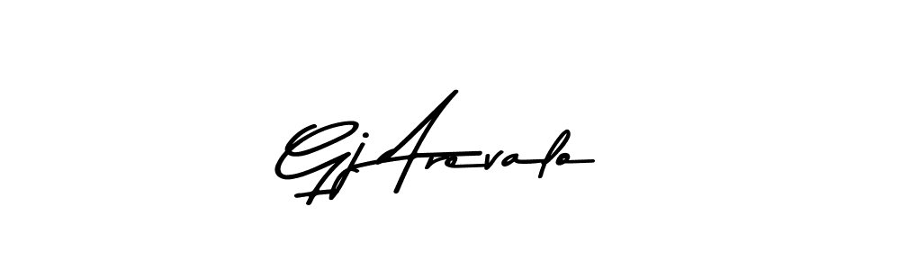 How to make Gj Arevalo signature? Asem Kandis PERSONAL USE is a professional autograph style. Create handwritten signature for Gj Arevalo name. Gj Arevalo signature style 9 images and pictures png