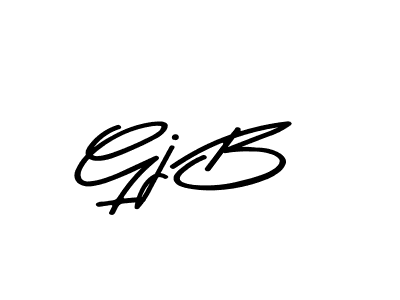 Use a signature maker to create a handwritten signature online. With this signature software, you can design (Asem Kandis PERSONAL USE) your own signature for name Gj B. Gj B signature style 9 images and pictures png