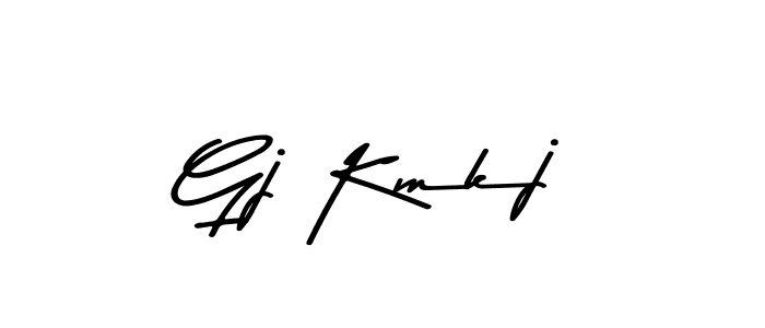 Use a signature maker to create a handwritten signature online. With this signature software, you can design (Asem Kandis PERSONAL USE) your own signature for name Gj Kmkj. Gj Kmkj signature style 9 images and pictures png