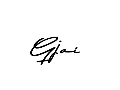 Make a beautiful signature design for name Gjai. With this signature (Asem Kandis PERSONAL USE) style, you can create a handwritten signature for free. Gjai signature style 9 images and pictures png