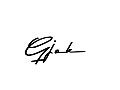 You should practise on your own different ways (Asem Kandis PERSONAL USE) to write your name (Gjok) in signature. don't let someone else do it for you. Gjok signature style 9 images and pictures png